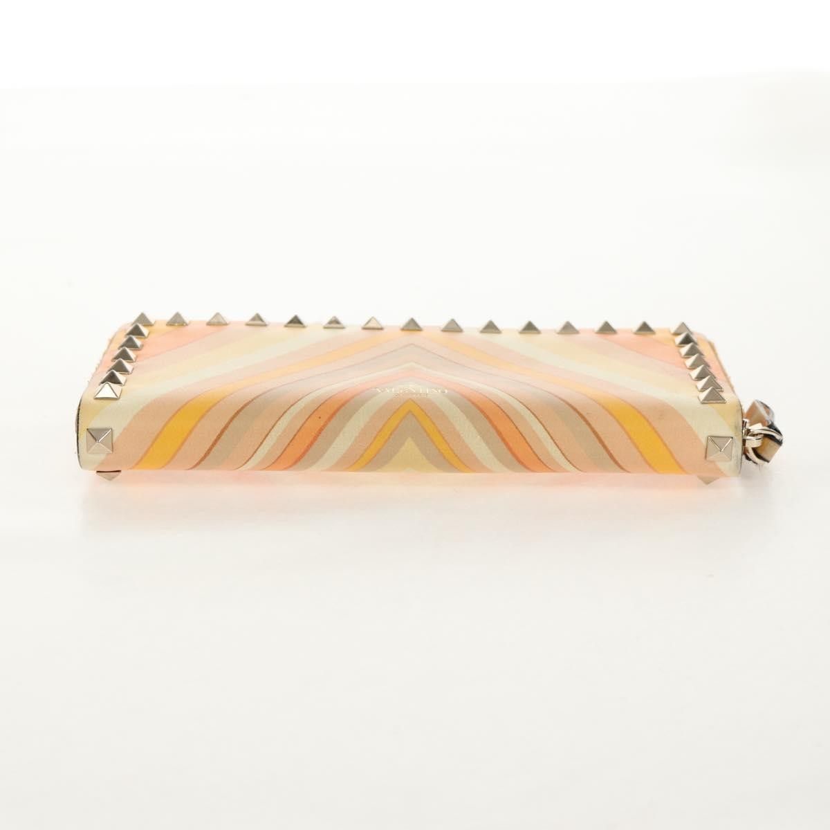 Valentino Valentino Garavani Rockstud Zip Around Striped Leather Size ONE SIZE - 23 Thumbnail