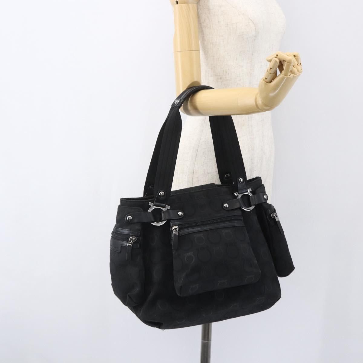 Salvatore Ferragamo Salvatore Ferragamo Gancini Tote Nylon Size ONE SIZE - 13 Thumbnail