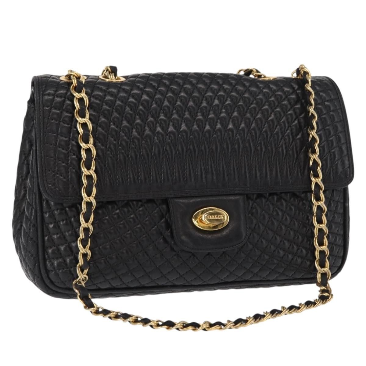 Bally Bally Vintage Chain Quilted Leather Size ONE SIZE - 18 Thumbnail