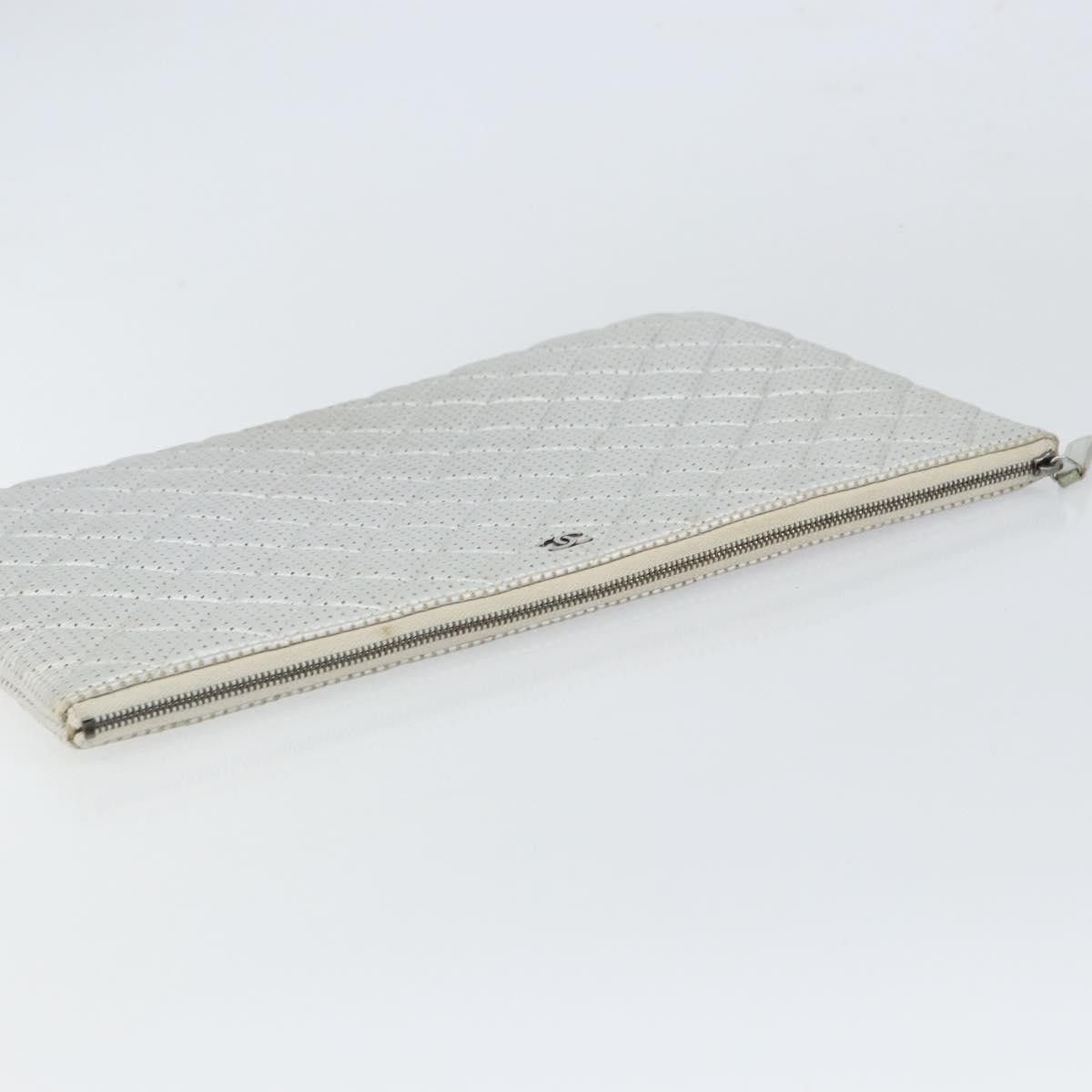Chanel Chanel O Case Clutch Quilted Perforated Lambskin Size ONE SIZE - 13 Thumbnail