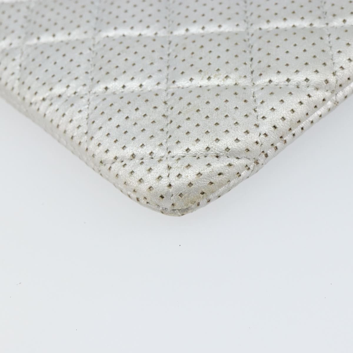 Chanel Chanel O Case Clutch Quilted Perforated Lambskin Size ONE SIZE - 10 Thumbnail