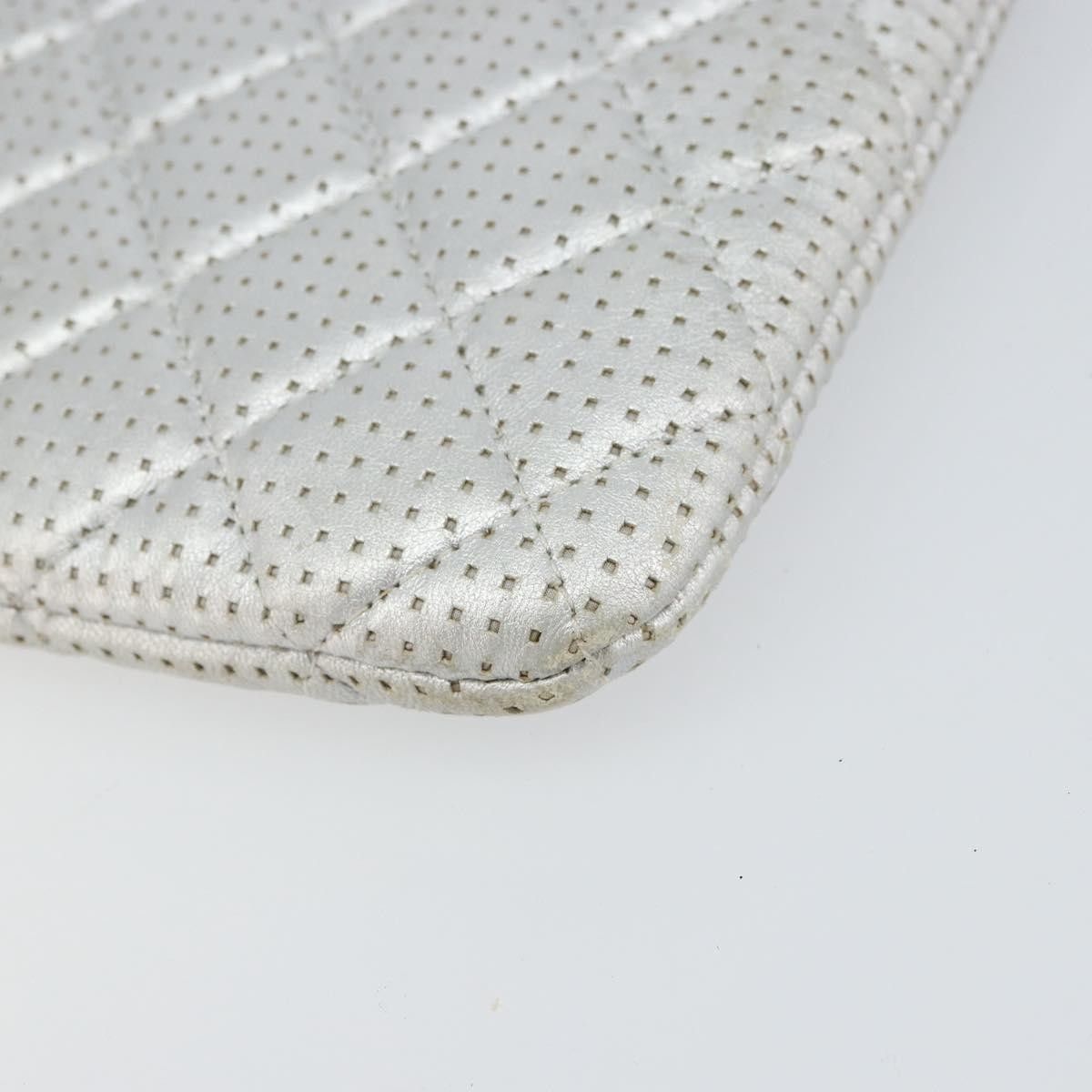 Chanel Chanel O Case Clutch Quilted Perforated Lambskin Size ONE SIZE - 9 Thumbnail