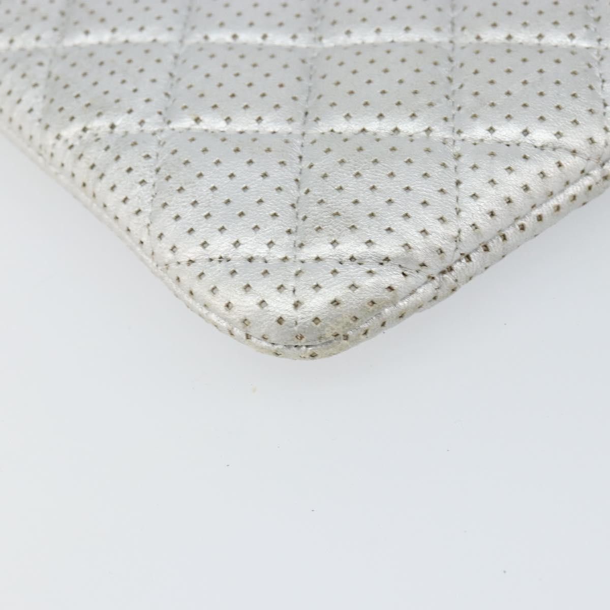 Chanel Chanel O Case Clutch Quilted Perforated Lambskin Size ONE SIZE - 8 Thumbnail