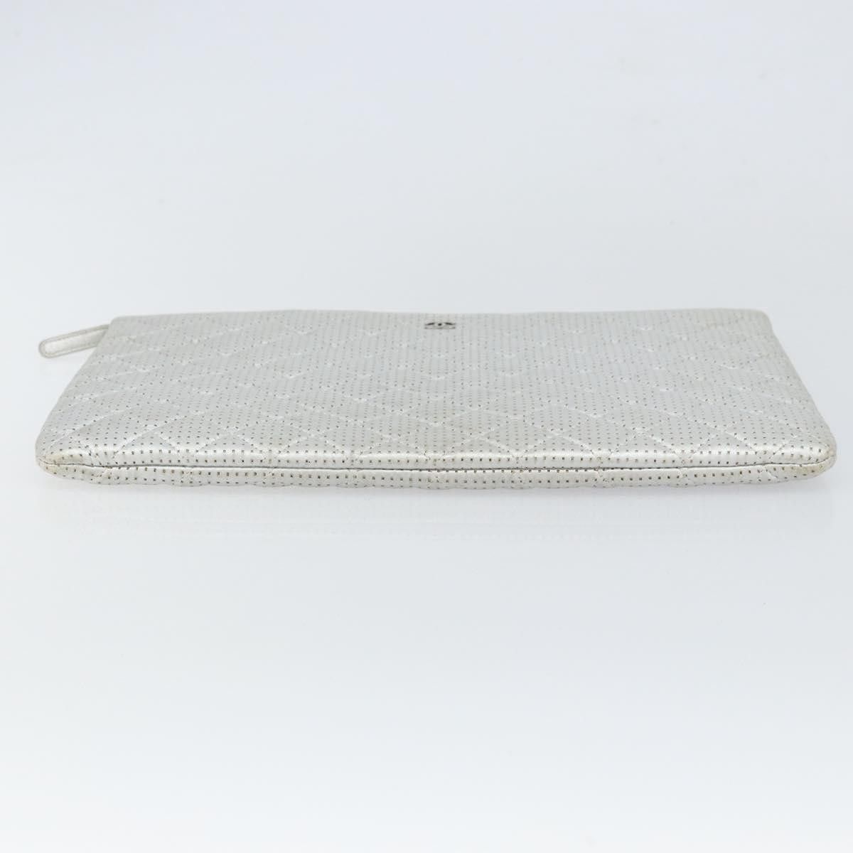Chanel Chanel O Case Clutch Quilted Perforated Lambskin Size ONE SIZE - 15 Thumbnail