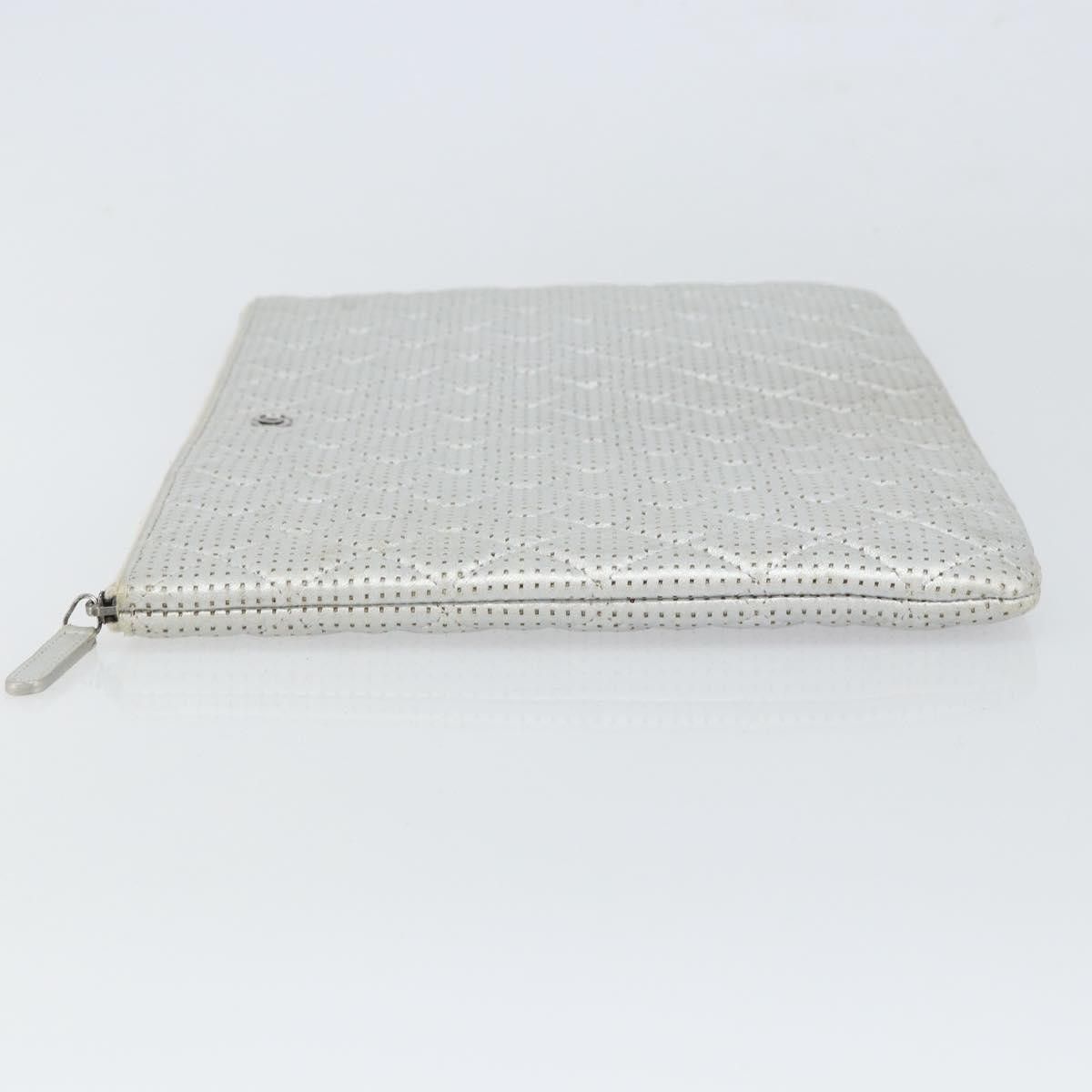 Chanel Chanel O Case Clutch Quilted Perforated Lambskin Size ONE SIZE - 4 Thumbnail