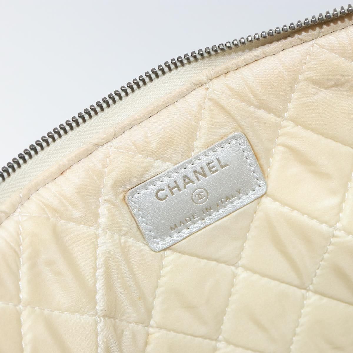 Chanel Chanel O Case Clutch Quilted Perforated Lambskin Size ONE SIZE - 6 Thumbnail