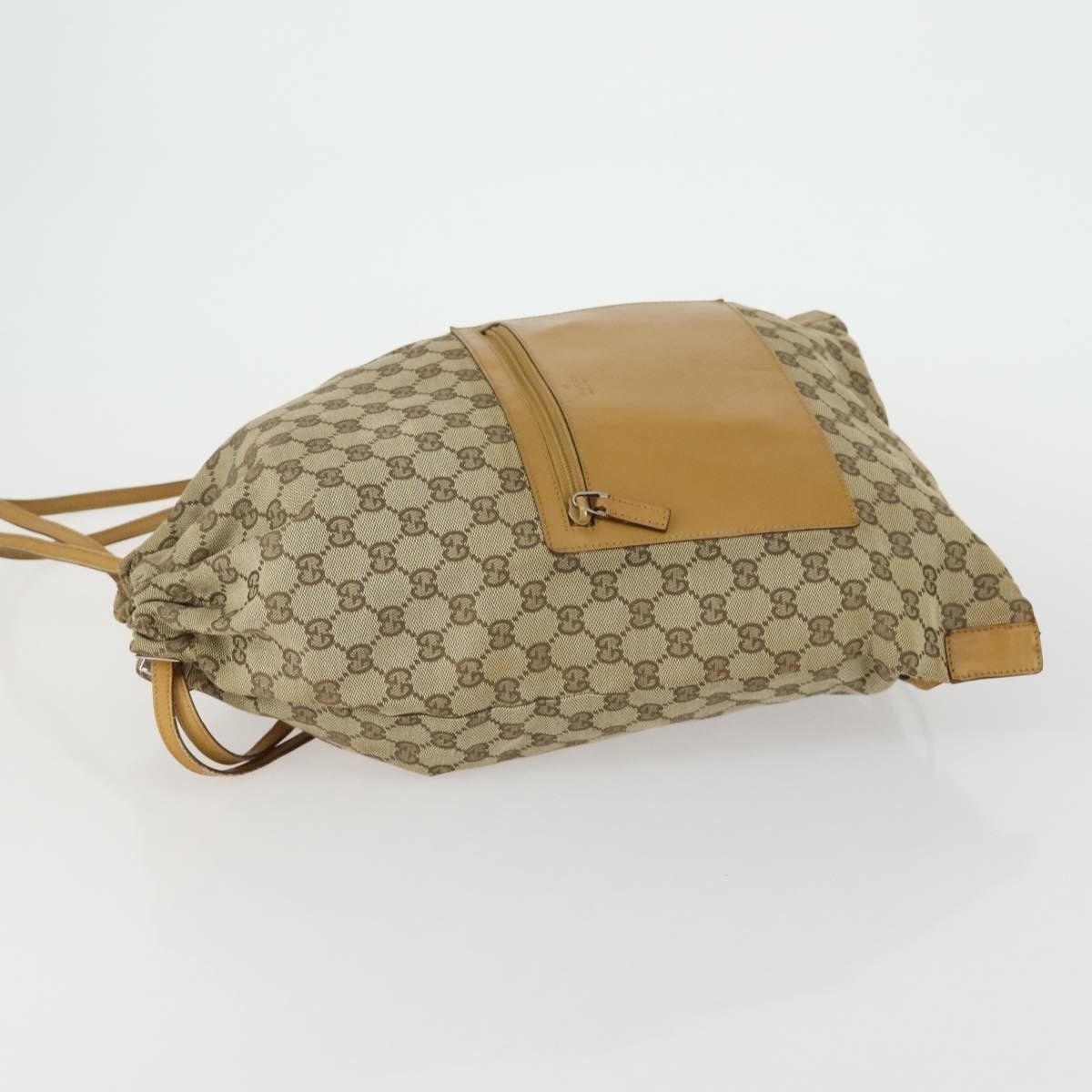 Gucci Gucci Drawstring Backpack GG Canvas Size ONE SIZE - 4 Thumbnail