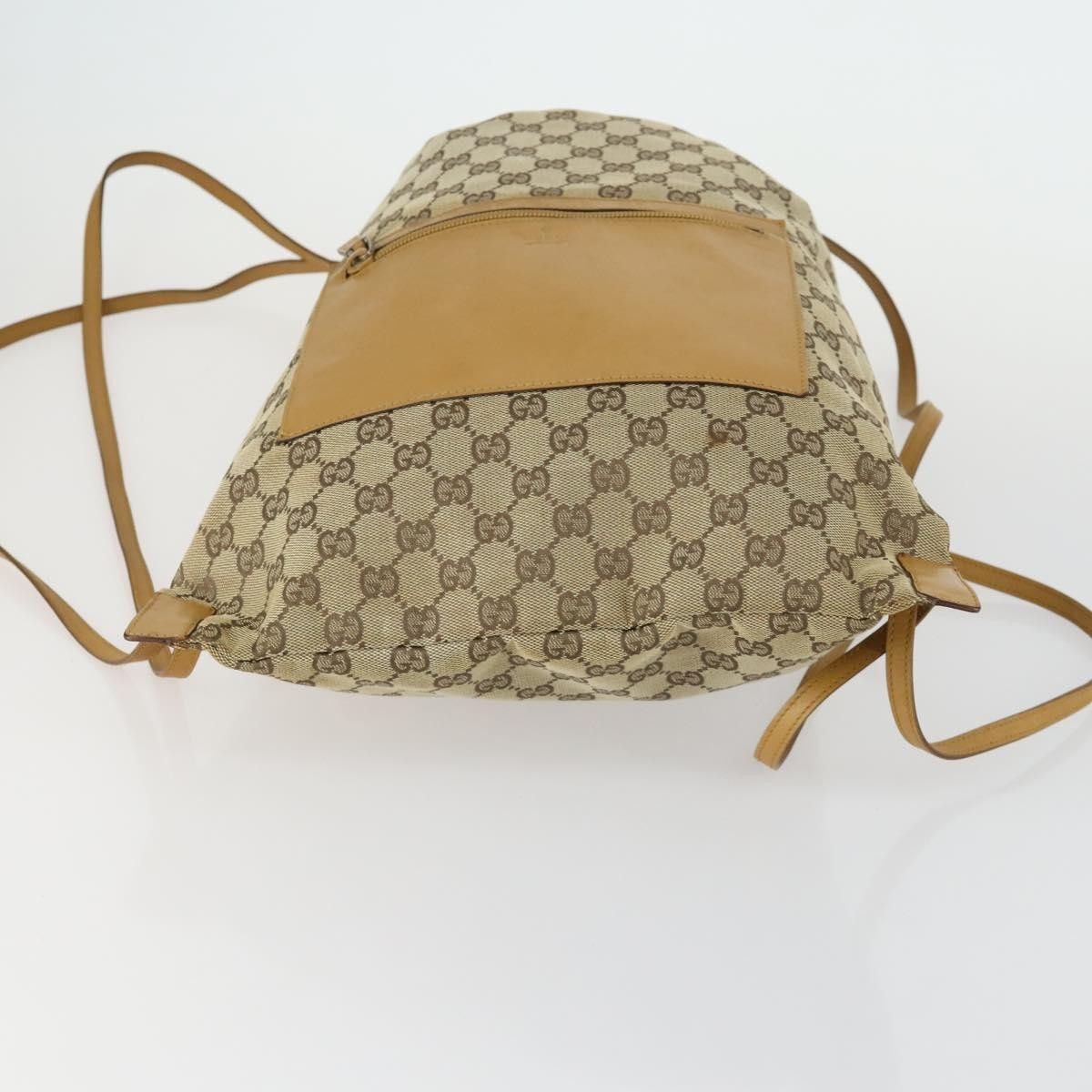 Gucci Gucci Drawstring Backpack GG Canvas Size ONE SIZE - 16 Thumbnail