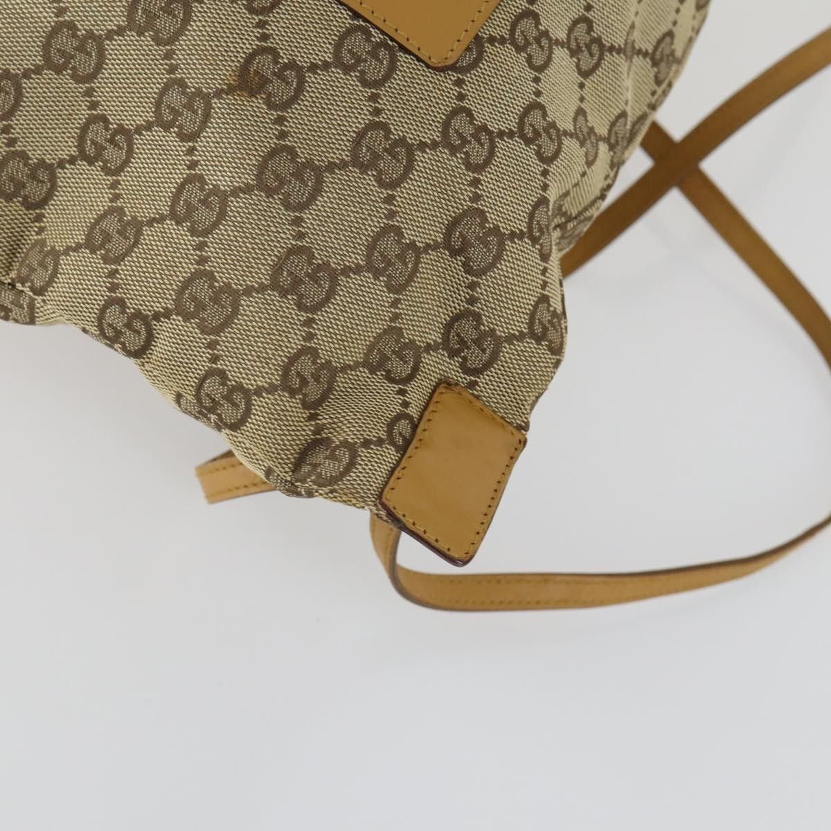 Gucci Gucci Drawstring Backpack GG Canvas Size ONE SIZE - 10 Thumbnail