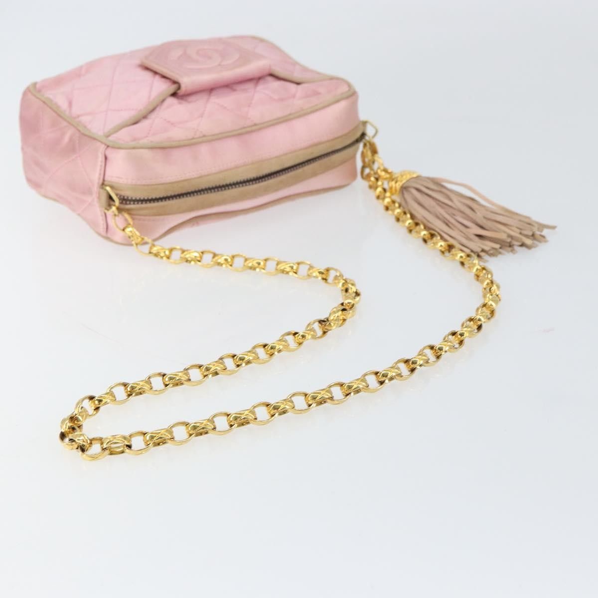 Chanel Chanel Vintage Camera Tassel Satin Size ONE SIZE - 8 Thumbnail