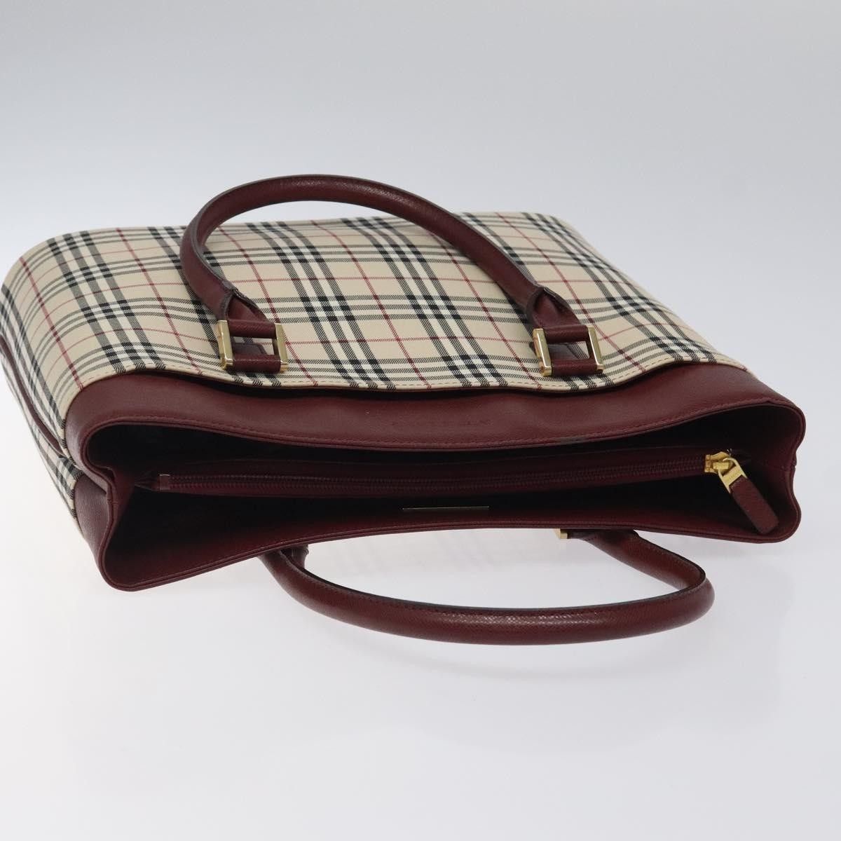 Burberry Burberry Nova Check Tote Canvas and Leather Size ONE SIZE - 6 Thumbnail