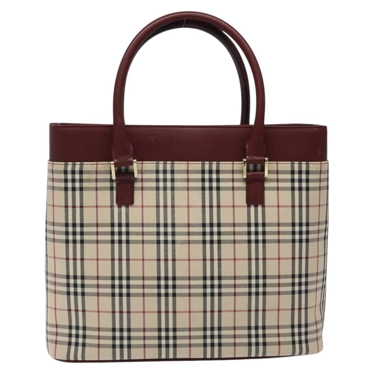 Burberry Burberry Nova Check Tote Canvas and Leather Size ONE SIZE - 2 Thumbnail