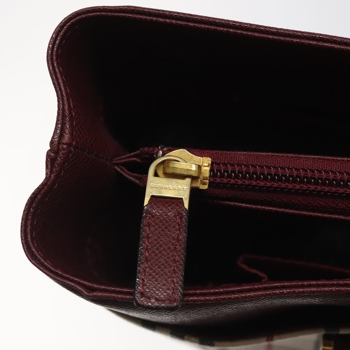 Burberry Burberry Nova Check Tote Canvas and Leather Size ONE SIZE - 11 Thumbnail