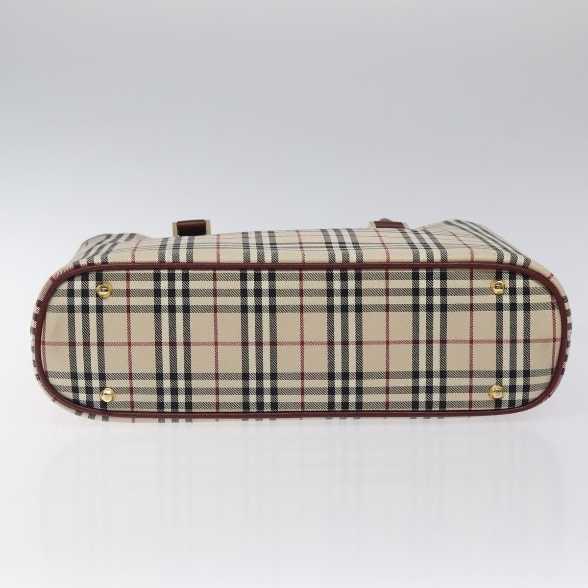 Burberry Burberry Nova Check Tote Canvas and Leather Size ONE SIZE - 5 Thumbnail