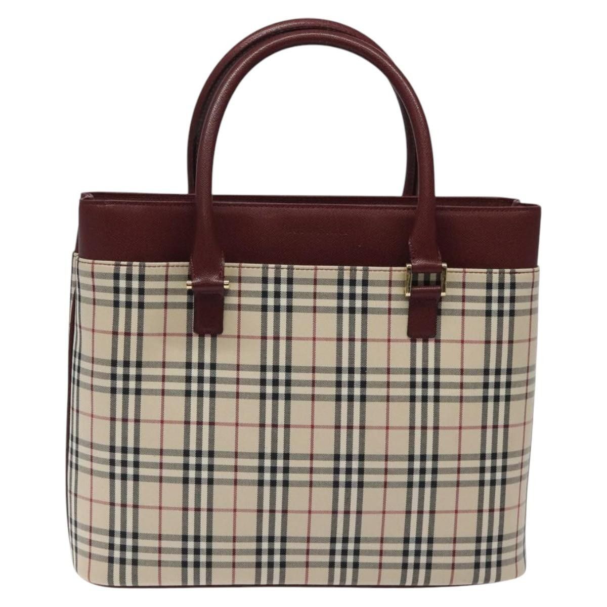 Burberry Burberry Nova Check Tote Canvas and Leather Size ONE SIZE - 13 Thumbnail