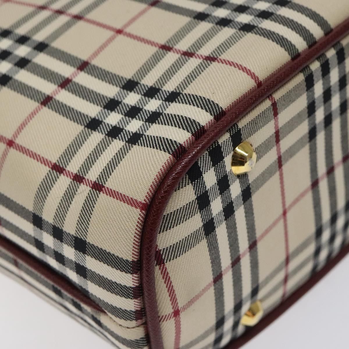 Burberry Burberry Nova Check Tote Canvas and Leather Size ONE SIZE - 9 Thumbnail