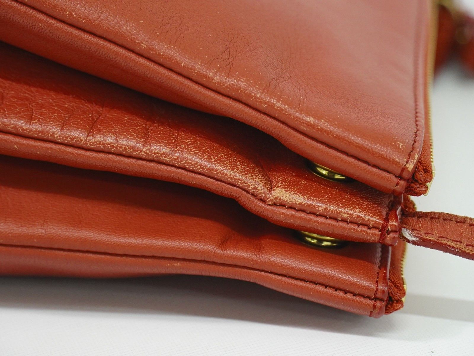 Celine Celine Trio Crossbody Bag Leather Size ONE SIZE - 14 Thumbnail