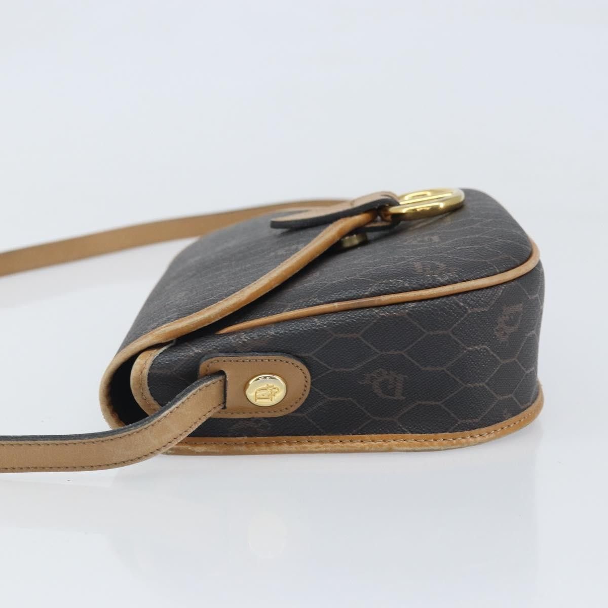 Dior Christian Dior Vintage Honeycomb Canvas and Leather Size ONE SIZE - 4 Thumbnail