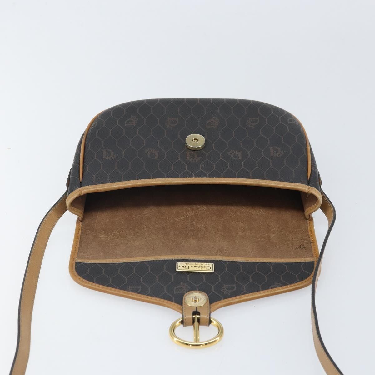 Dior Christian Dior Vintage Honeycomb Canvas and Leather Size ONE SIZE - 19 Thumbnail