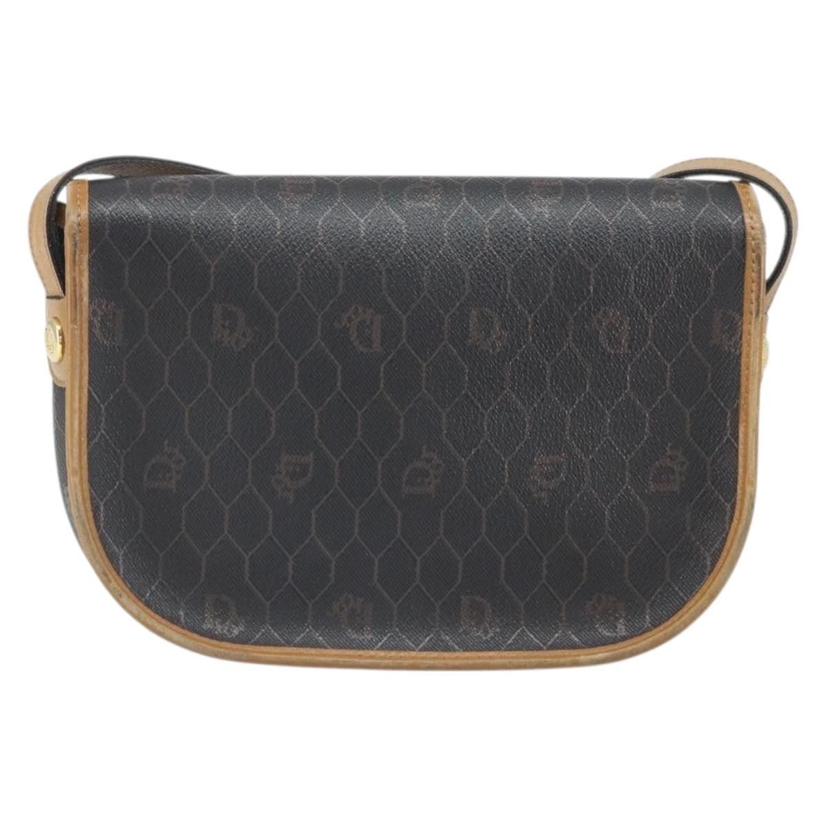 Dior Christian Dior Vintage Honeycomb Canvas and Leather Size ONE SIZE - 2 Thumbnail