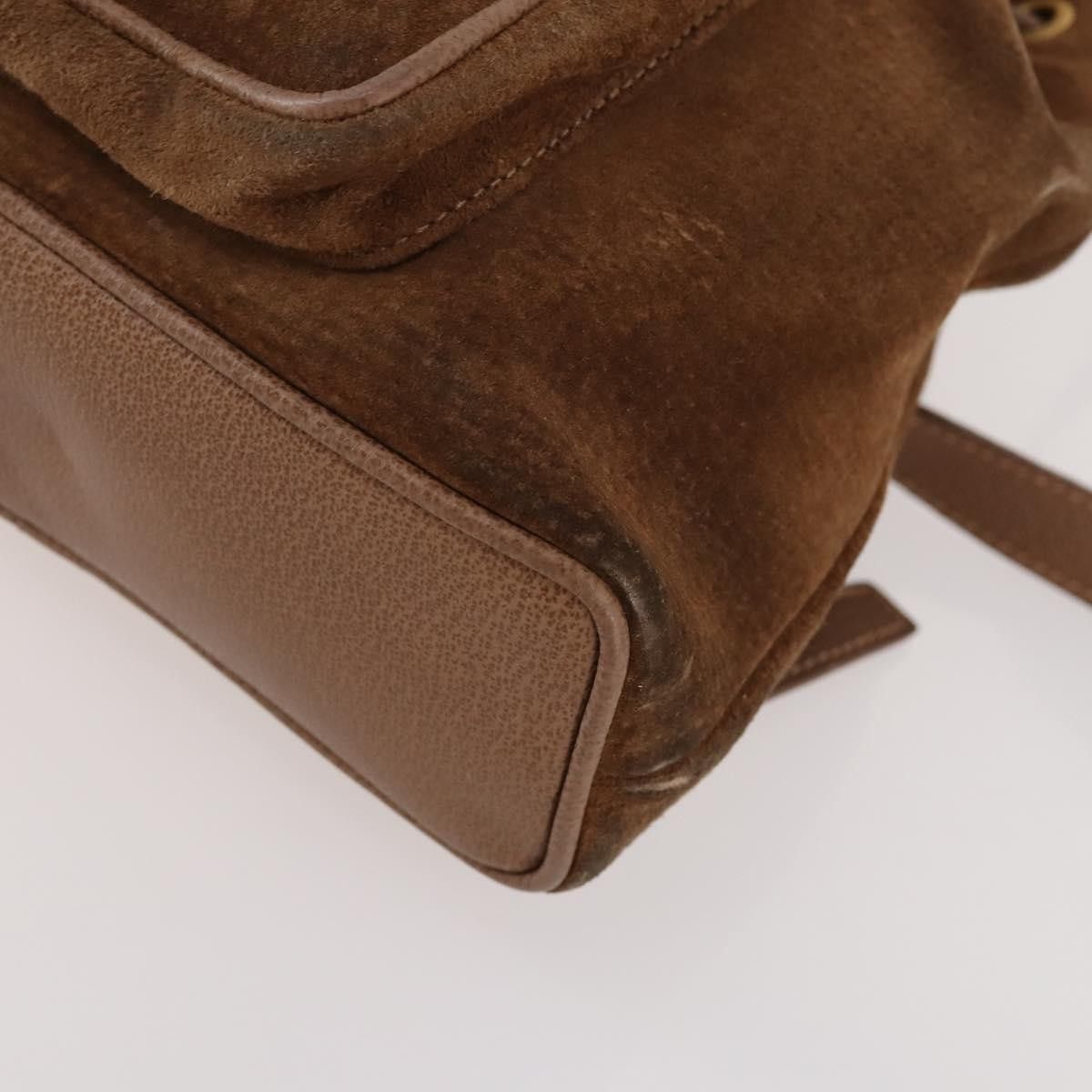 Gucci Gucci Gucci bamboo backpack daim Size ONE SIZE - 10 Thumbnail