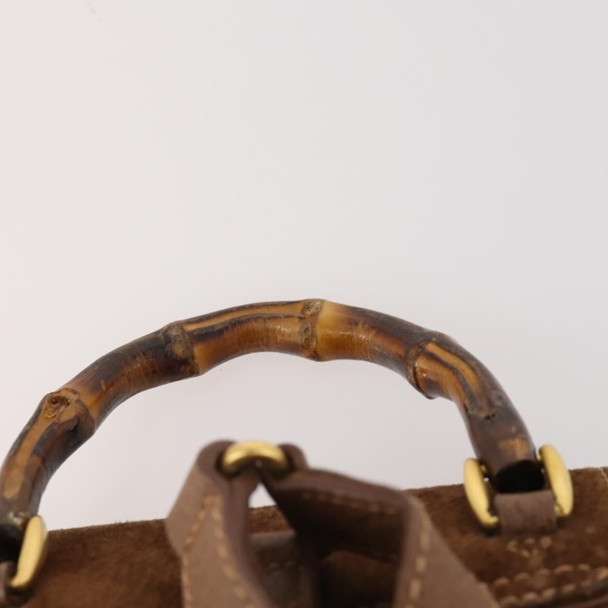 Gucci Gucci Gucci bamboo backpack daim Size ONE SIZE - 19 Thumbnail