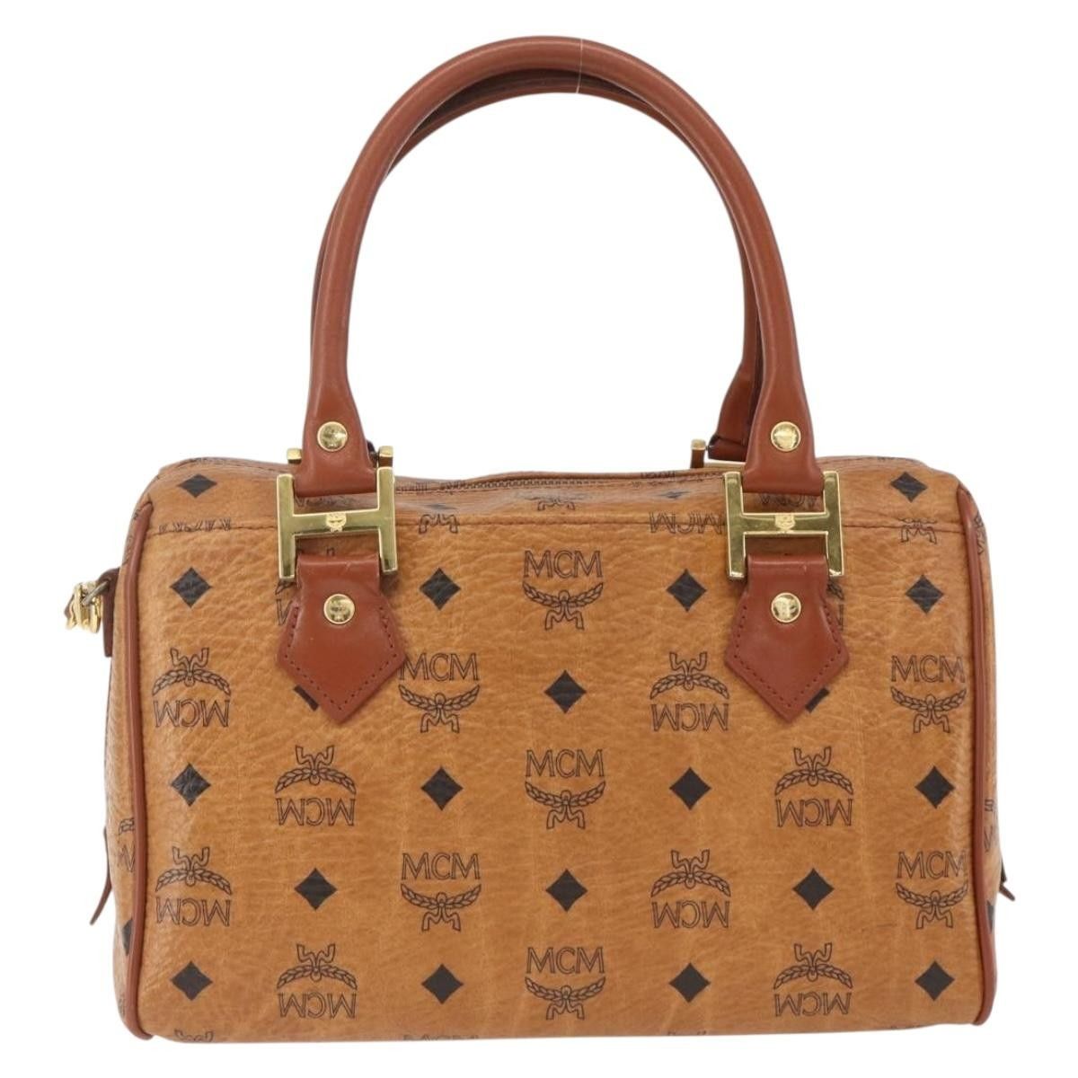 MCM MCM Visetos logogramme Handbag Canvas and Leather Size ONE SIZE - 2 Thumbnail