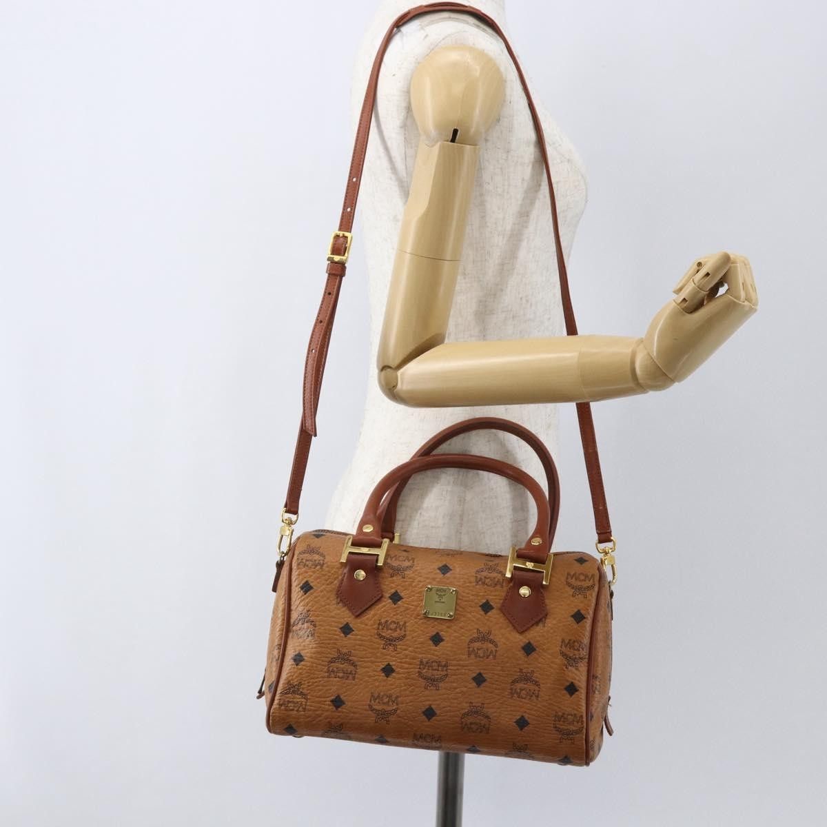 MCM MCM Visetos logogramme Handbag Canvas and Leather Size ONE SIZE - 13 Thumbnail