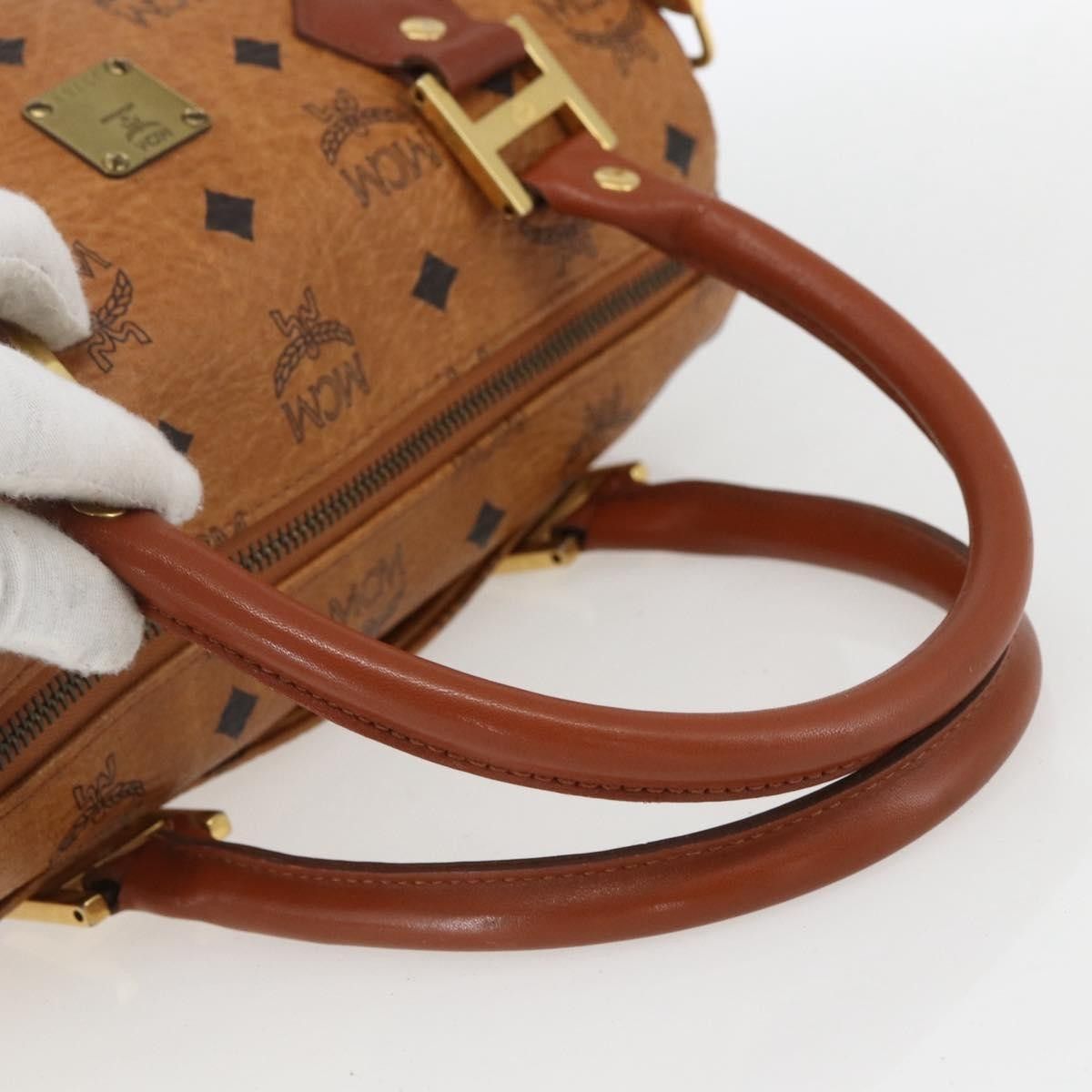 MCM MCM Visetos logogramme Handbag Canvas and Leather Size ONE SIZE - 7 Thumbnail
