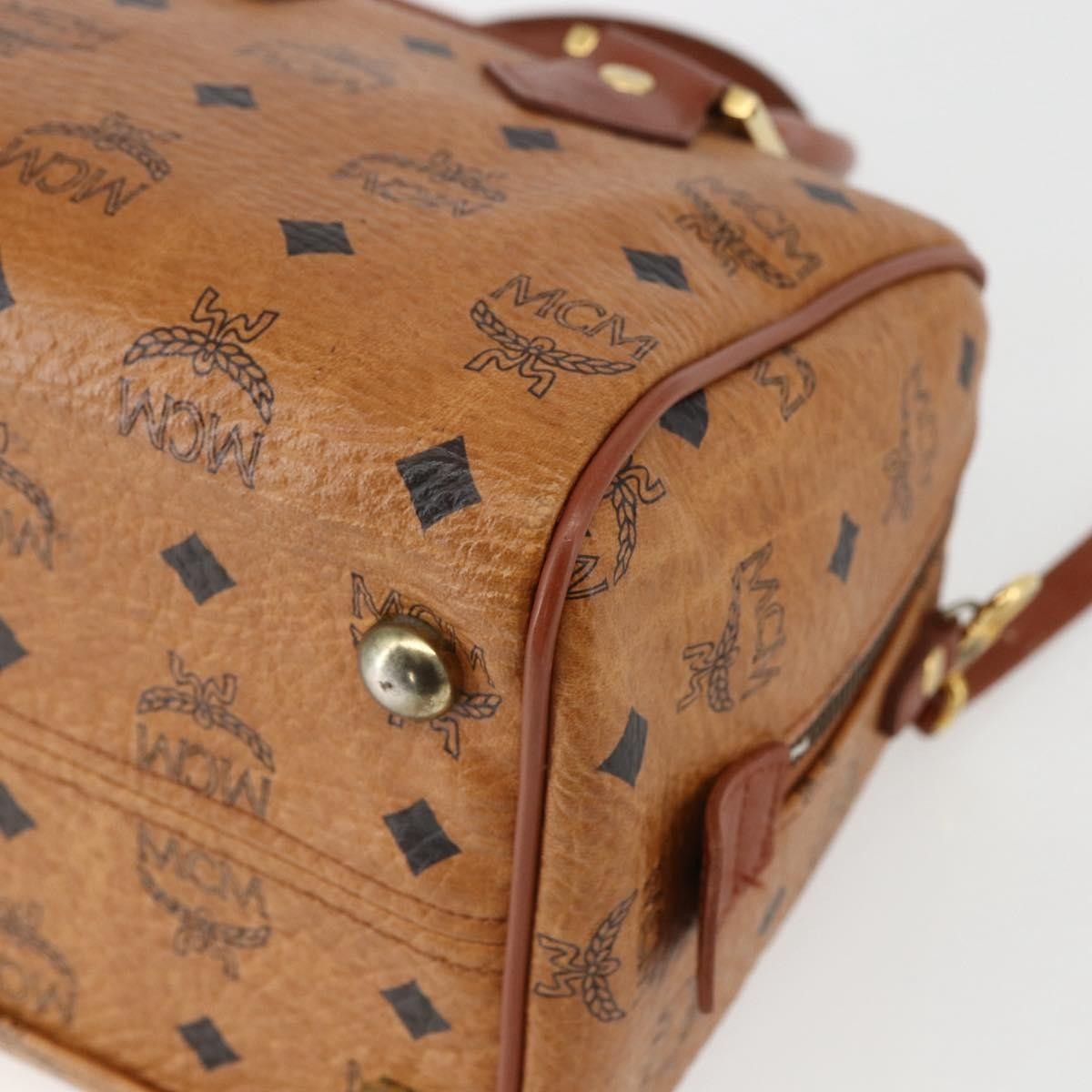 MCM MCM Visetos logogramme Handbag Canvas and Leather Size ONE SIZE - 9 Thumbnail