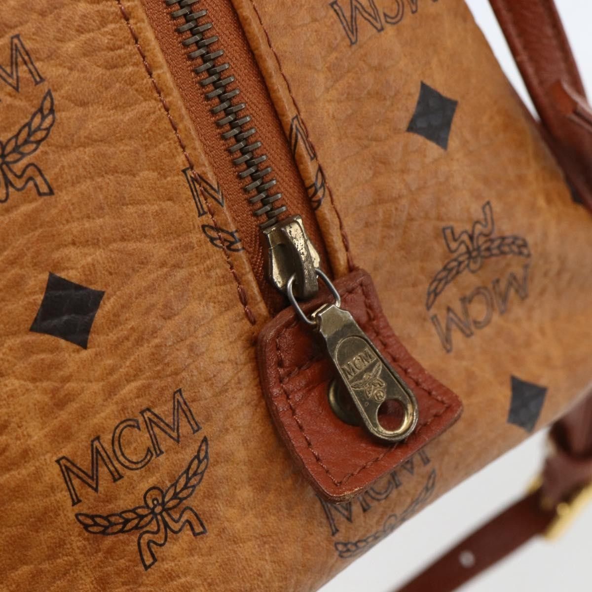 MCM MCM Visetos logogramme Handbag Canvas and Leather Size ONE SIZE - 12 Thumbnail