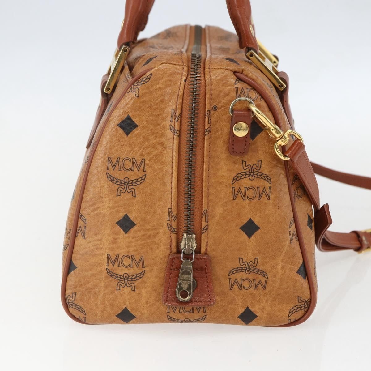 MCM MCM Visetos logogramme Handbag Canvas and Leather Size ONE SIZE - 3 Thumbnail