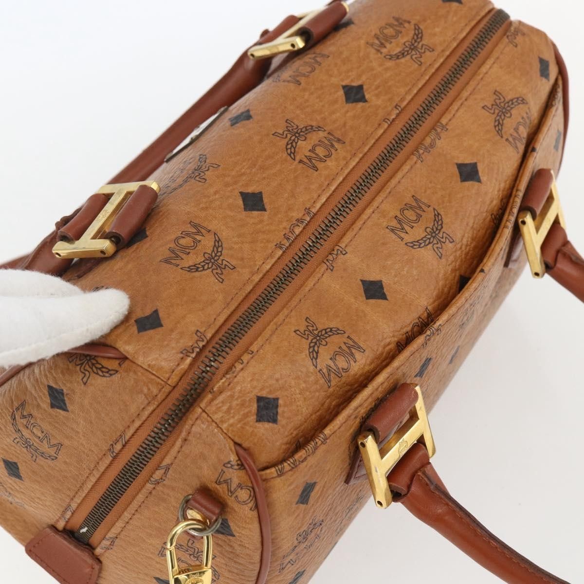 MCM MCM Visetos logogramme Handbag Canvas and Leather Size ONE SIZE - 15 Thumbnail