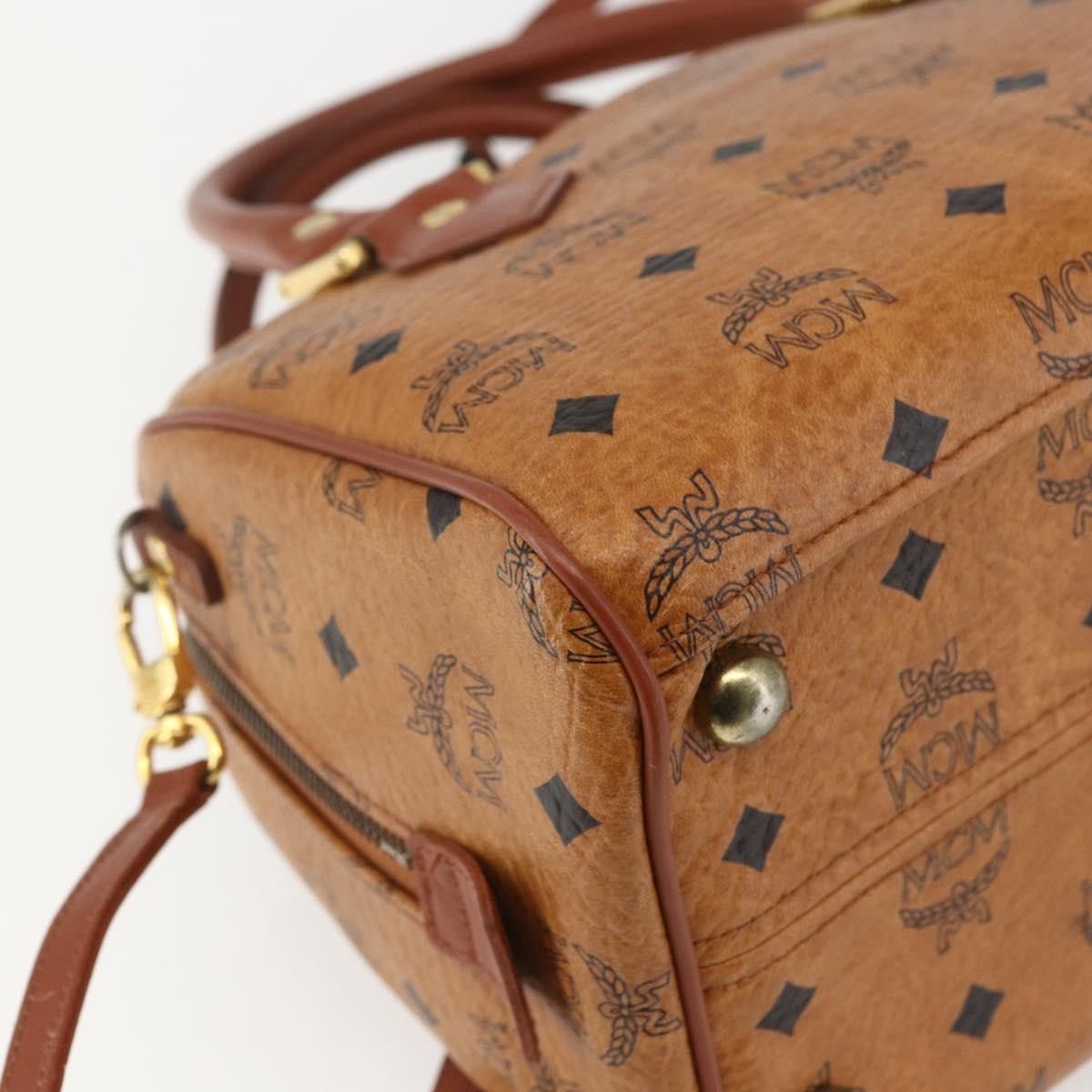 MCM MCM Visetos logogramme Handbag Canvas and Leather Size ONE SIZE - 8 Thumbnail