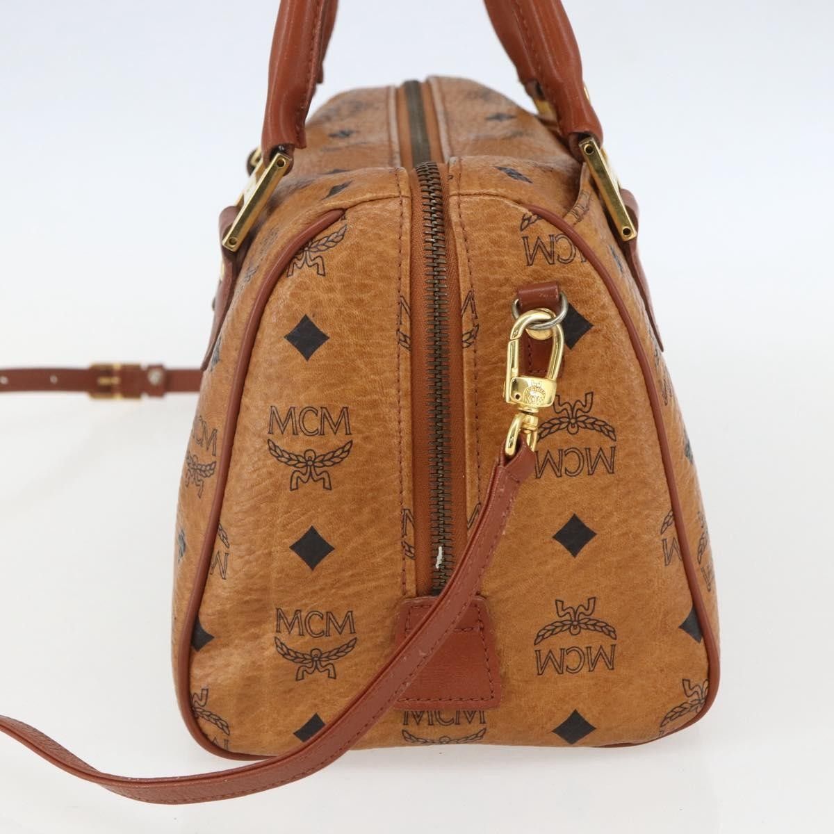 MCM MCM Visetos logogramme Handbag Canvas and Leather Size ONE SIZE - 4 Thumbnail