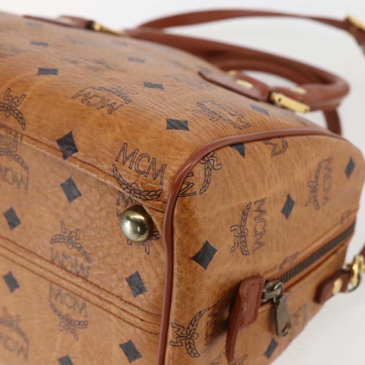MCM MCM Visetos logogramme Handbag Canvas and Leather Size ONE SIZE - 11 Thumbnail