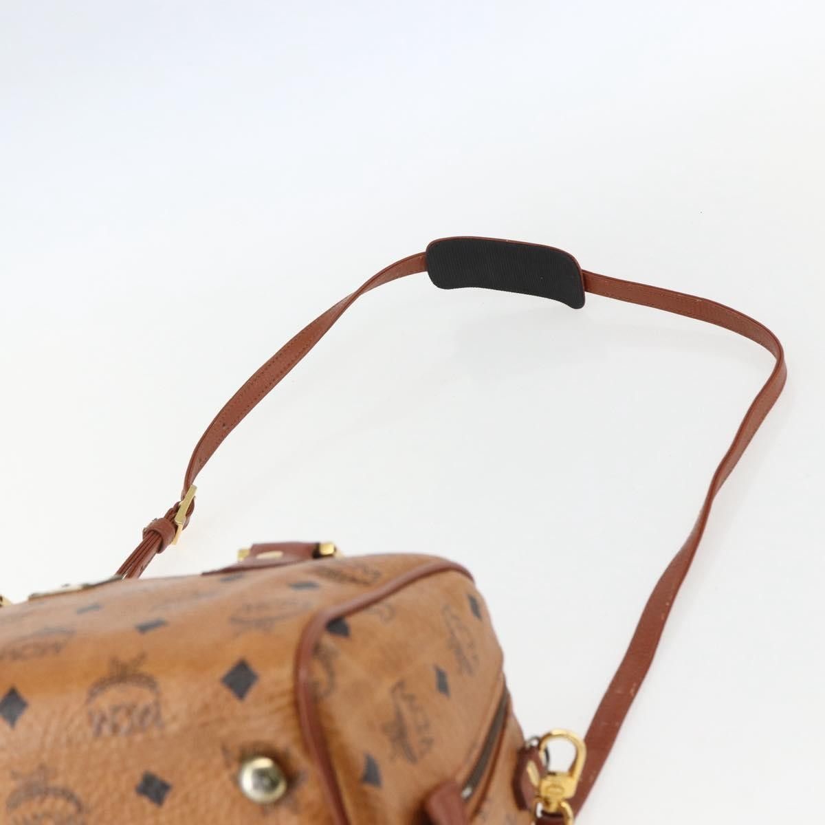 MCM MCM Visetos logogramme Handbag Canvas and Leather Size ONE SIZE - 17 Thumbnail