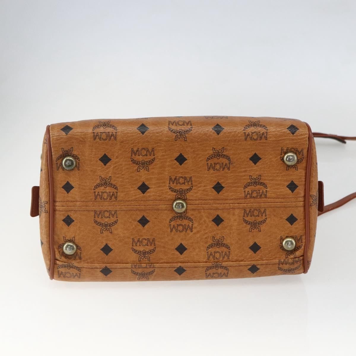 MCM MCM Visetos logogramme Handbag Canvas and Leather Size ONE SIZE - 14 Thumbnail