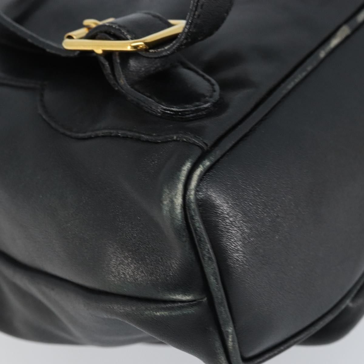 Gucci Gucci Vintage Bamboo Backpack Leather Size ONE SIZE - 11 Thumbnail