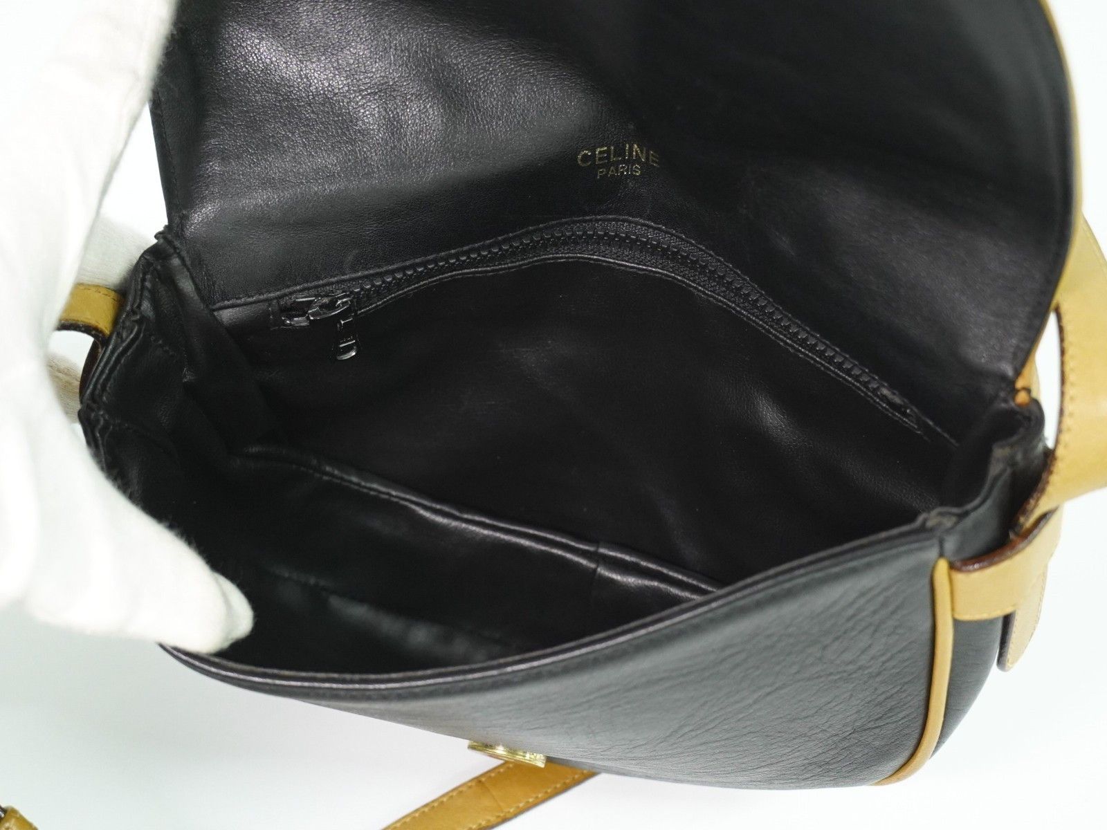 Celine Celine Vintage Shoulder Bag Leather Size ONE SIZE - 3 Thumbnail