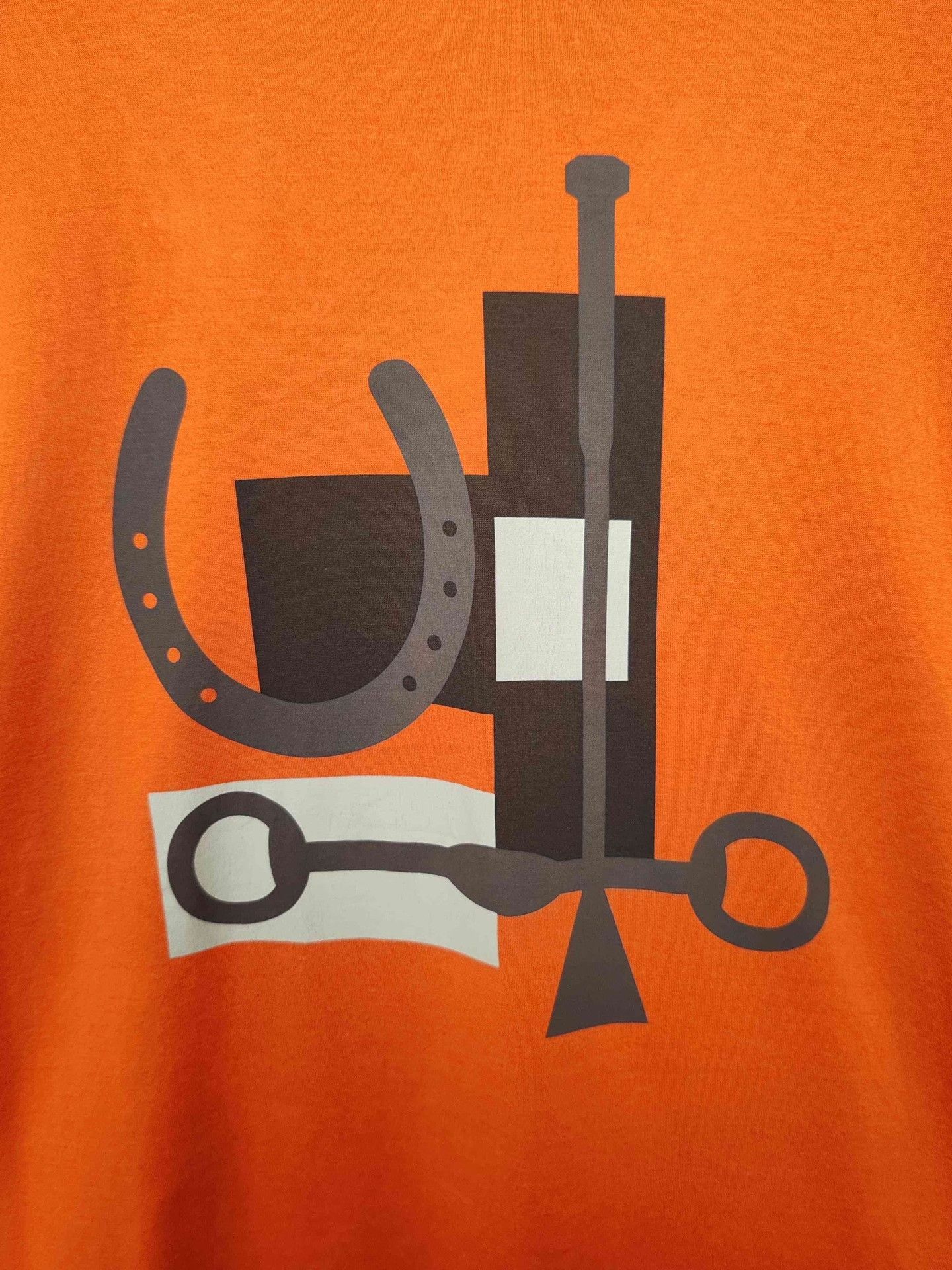 Hermes Hermes Horseshoe Graphic T-Shirt US S Size US S / EU 44-46 / 1 - 4 Thumbnail