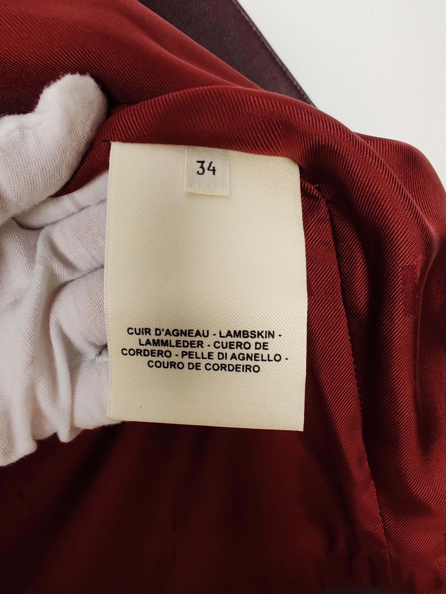 Hermes Hermes Lambskin Leather Jacket Size 34 Size XS / US 0-2 / IT 36-38 - 6 Thumbnail