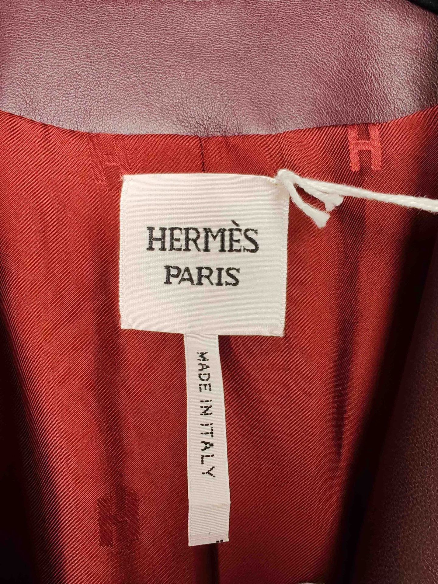 Hermes Hermes Lambskin Leather Jacket Size 34 Size XS / US 0-2 / IT 36-38 - 4 Thumbnail