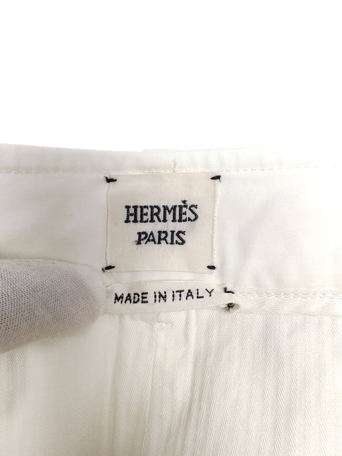 Hermes Hermès Silver Hardware Shorts Size 40 Size 27" / US 4 / IT 40 - 4 Thumbnail