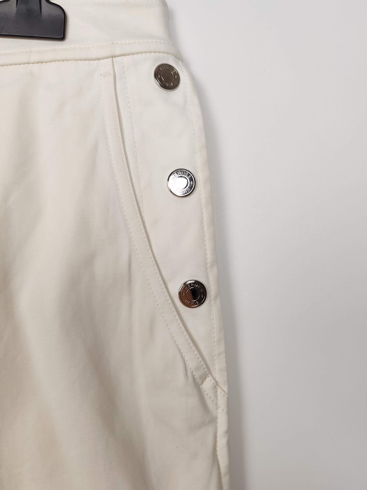 Hermes Hermès Silver Hardware Shorts Size 40 Size 27" / US 4 / IT 40 - 5 Thumbnail