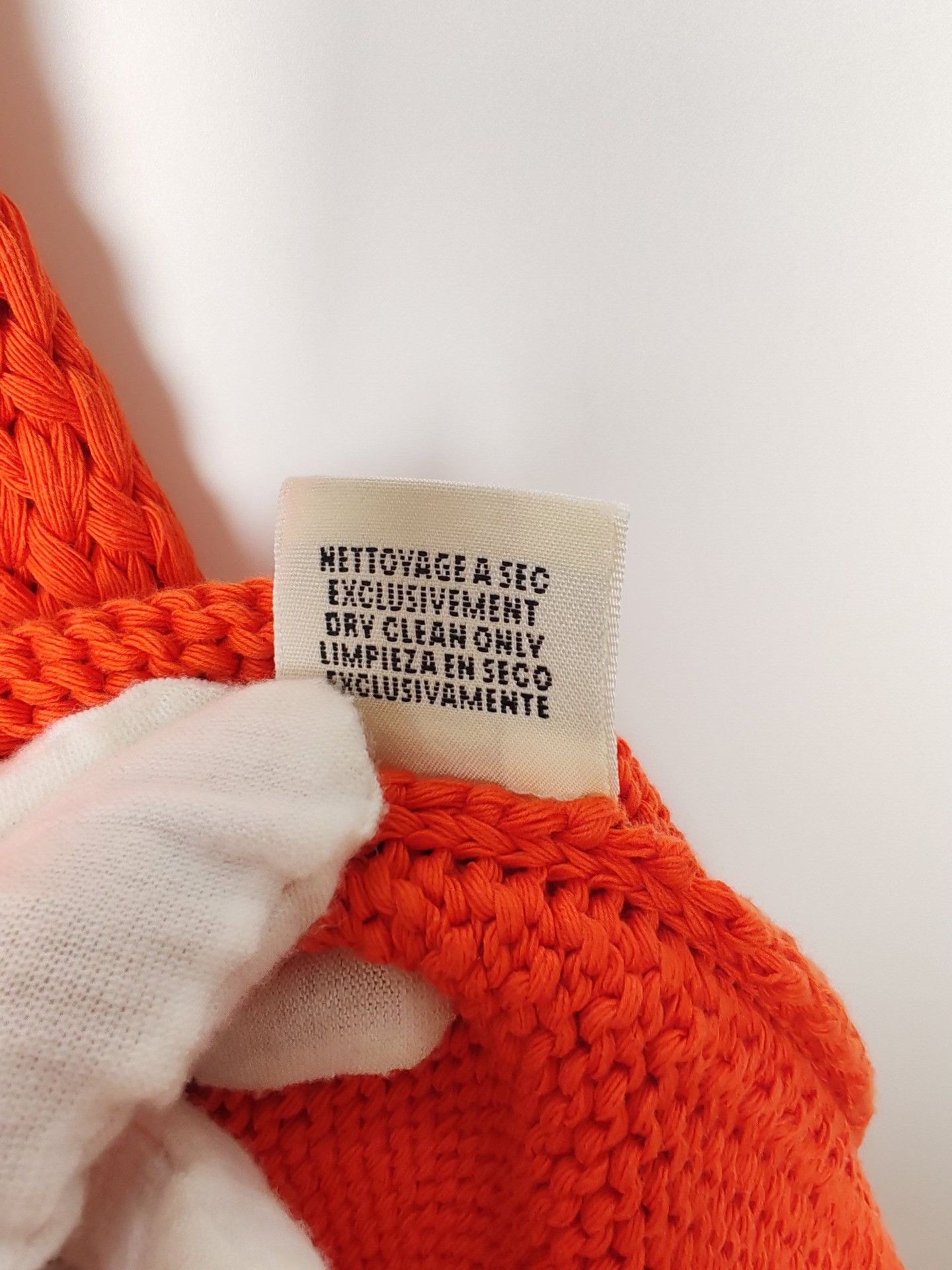 Hermes Hermes Orange Knit Tank Top Size 34 Size XS / US 0-2 / IT 36-38 - 7 Thumbnail