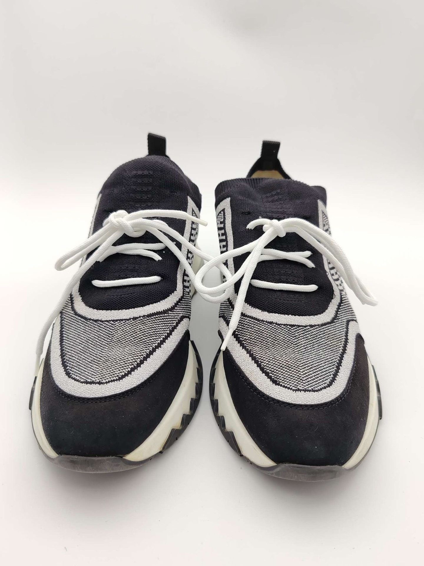 Hermes Hermès Knit Low-Top Sneakers Size 38 Size US 7 / IT 37 - 3 Thumbnail