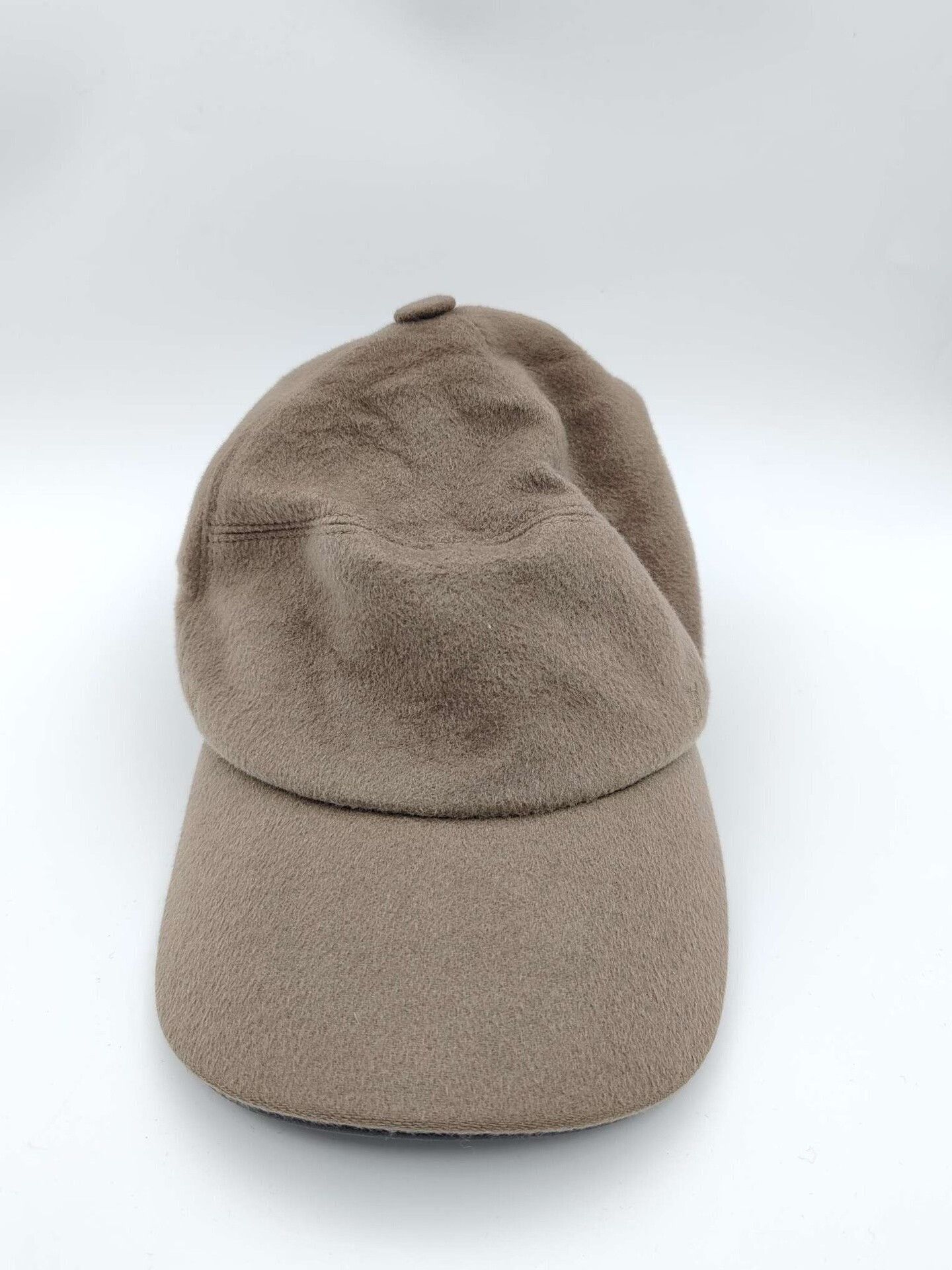 Hermes Hermes Cashmere and Deer Leather Cap Size 61 Size ONE SIZE - 2 Thumbnail
