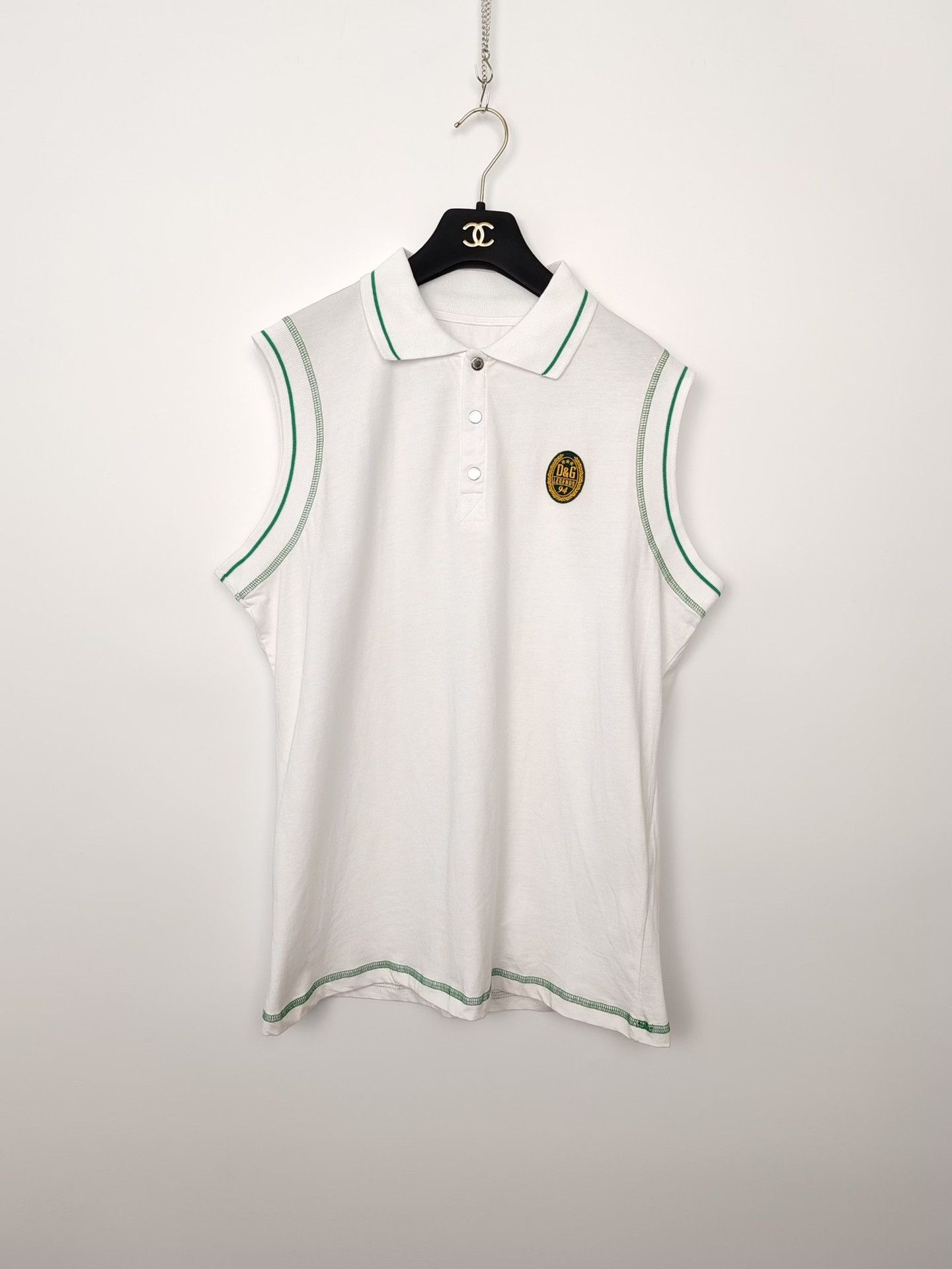 Dolce & Gabbana Dolce & Gabbana Green Stitch Polo Shirt Size XL Size US XL / EU 56 / 4 - 2 Thumbnail