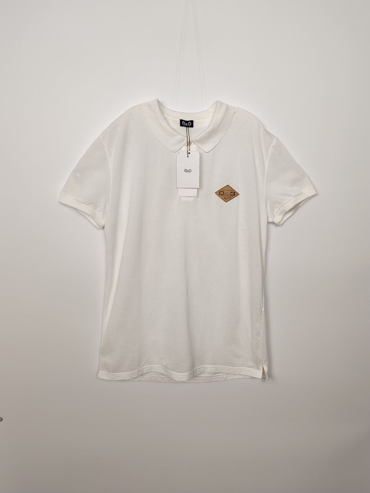 Dolce & Gabbana Dolce & Gabbana Logo Patch Polo Shirt Size L Size US L / EU 52-54 / 3 - 2 Thumbnail